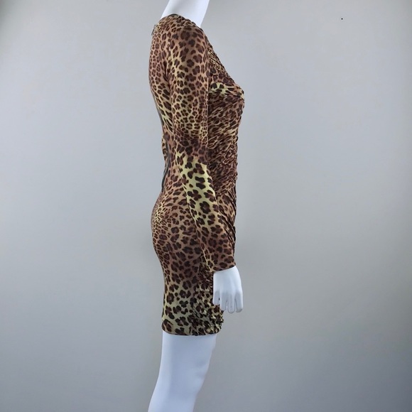 {Torn by Ronny Kobo} Tara Cheetah Dress - Picture 8 of 9